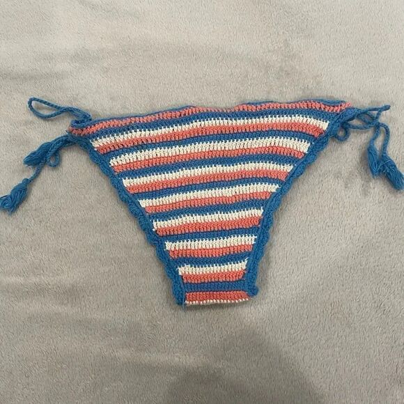 Mink Pink LOST AND LOVING IT ADJUSTABLE SIDE STRAP BIKINI BOTTOM SIZE S - Picture 7 of 11